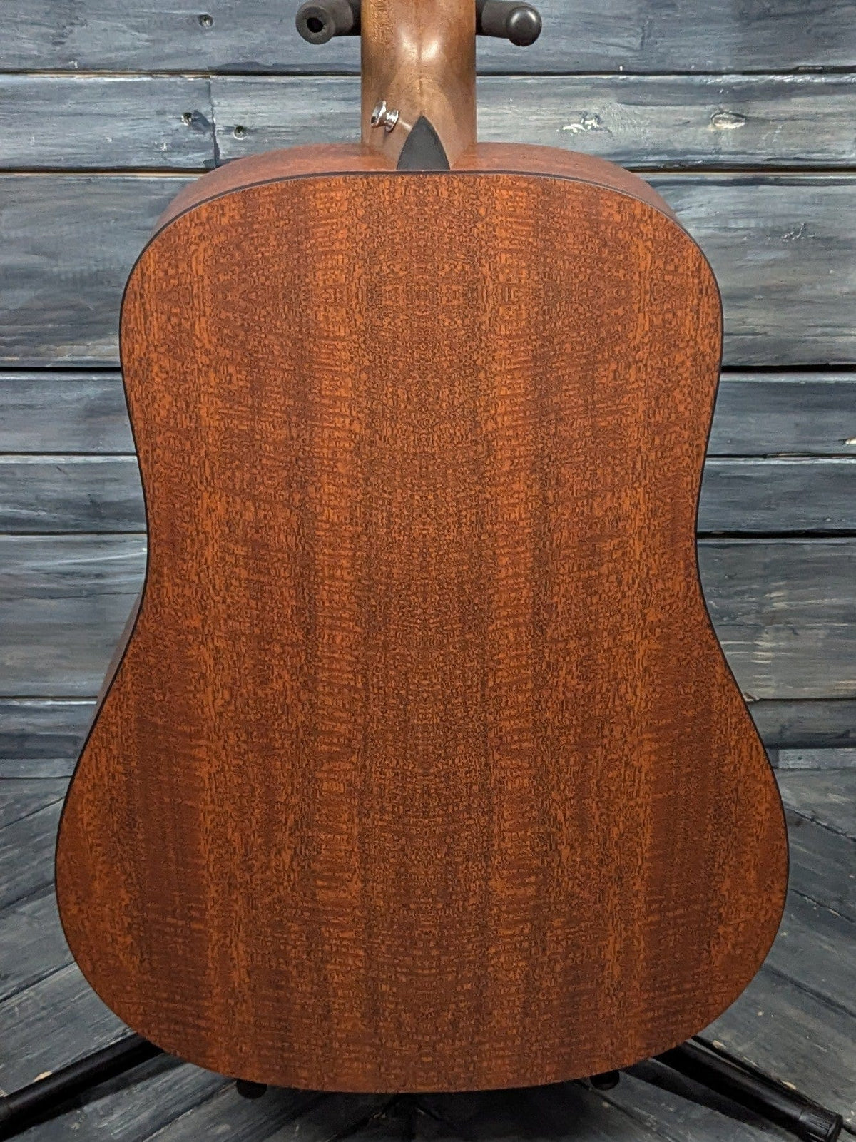 Martin D-X2E 12 String close up of the back of the body