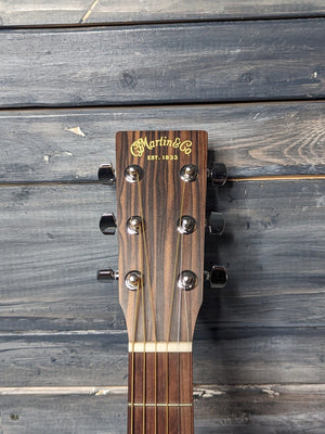 Martin D-X2E front of headstock