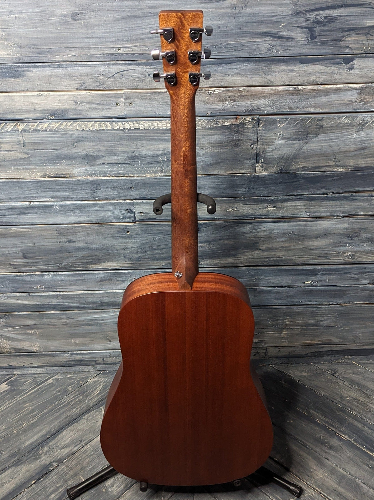 Martin DJR-10E full view of back of guitar