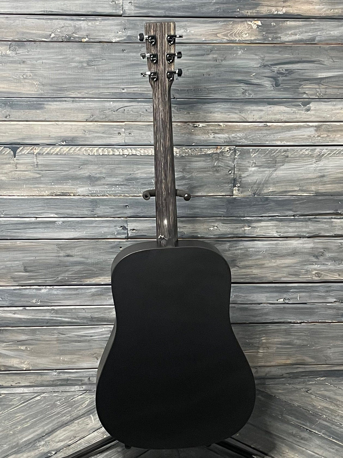 Martin DX Johnny Cash full view of the back of the guitar