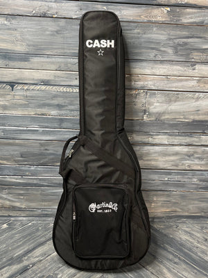 front of Martin Johnny Cash gig bag