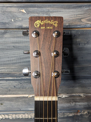 Used Martin Left-Handed GPC-13E front of the headstock