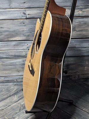 Used Martin Left-Handed GPC-13E bass side view of the body