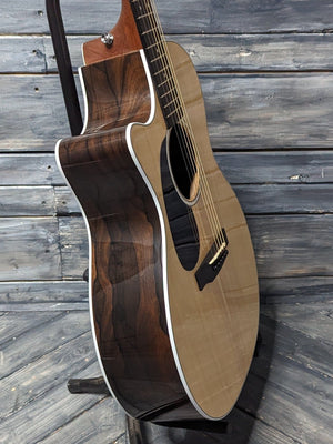 Used Martin Left-Handed GPC-13E treble side view of the body
