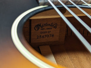Martin DSS-17 etched label