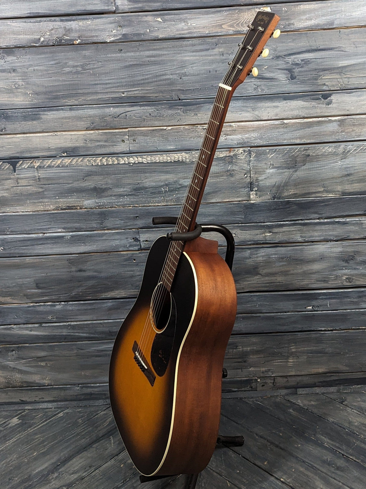 Martin DSS-17 full treble side view of the guitar