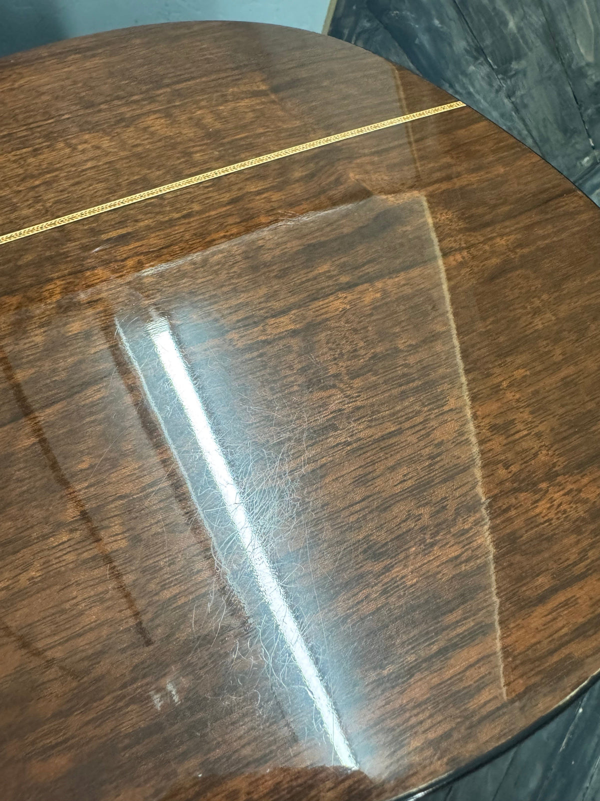 This is a photo of the back of the guitar.