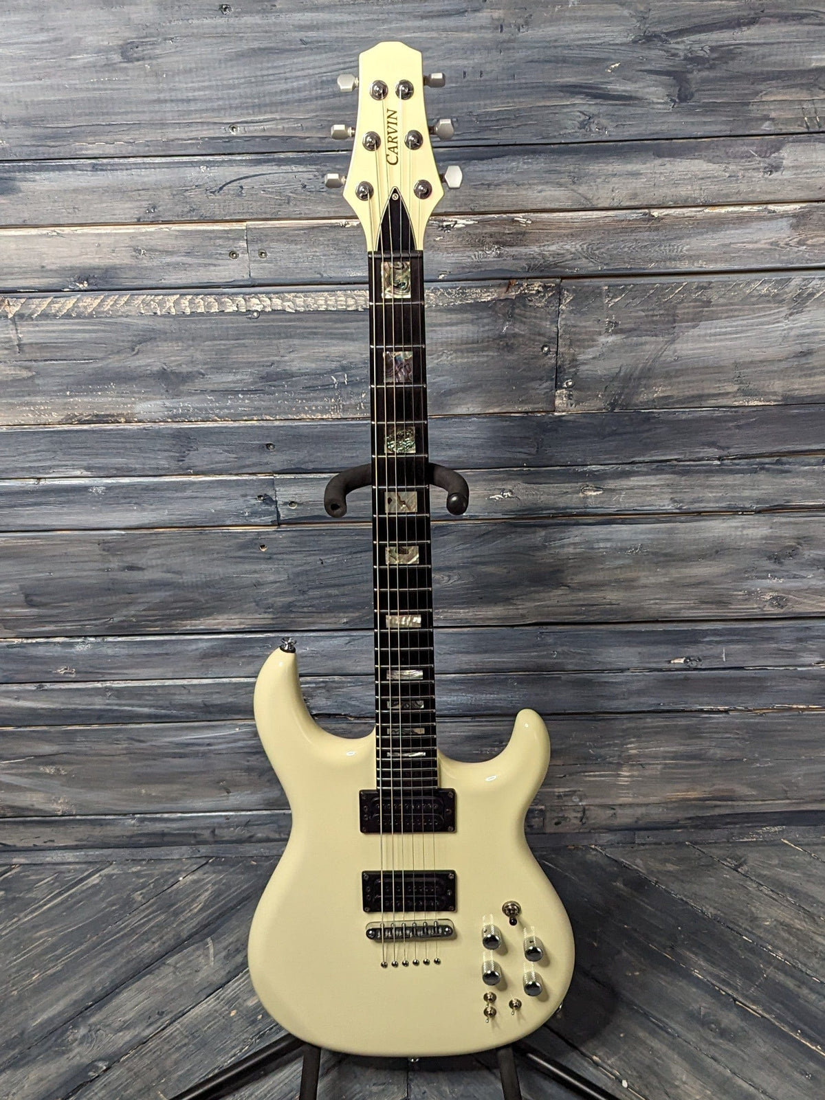 Used Carvin DC-400 full view of guitar