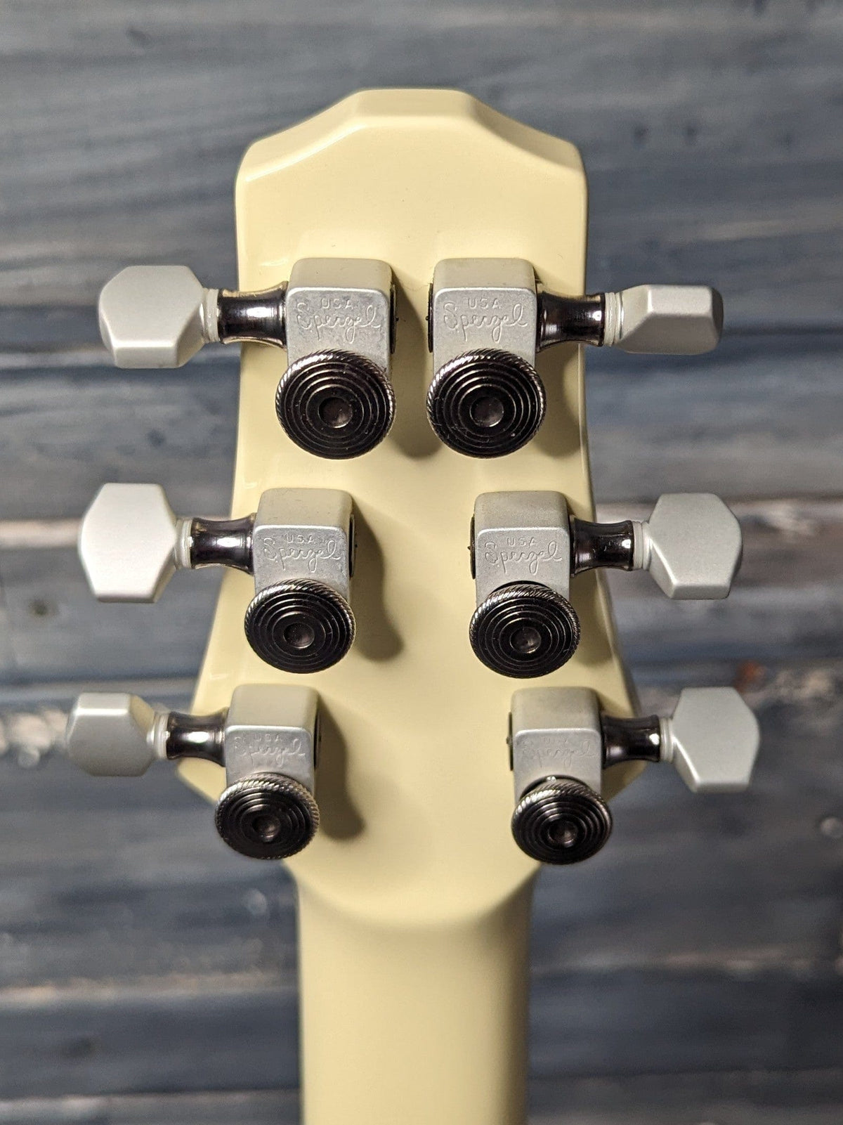 Used Carvin DC-400 back of headstock