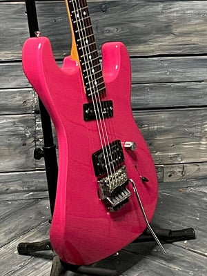 Charvel Electric Guitar Used Charvel Charvette Electric Guitar with Gig Bag- Pink