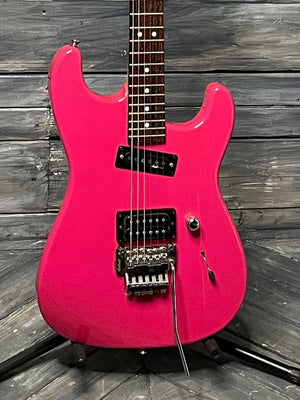 Charvel Electric Guitar Used Charvel Charvette Electric Guitar with Gig Bag- Pink