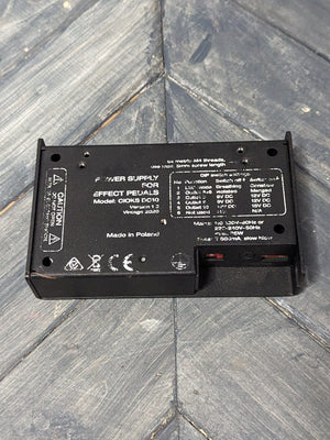 Used CIOKS DC10 Power Supply view of back label