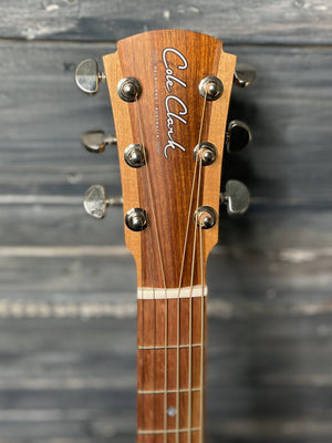 Cole Clark Left Handed ANGEL 2 front of the headstock