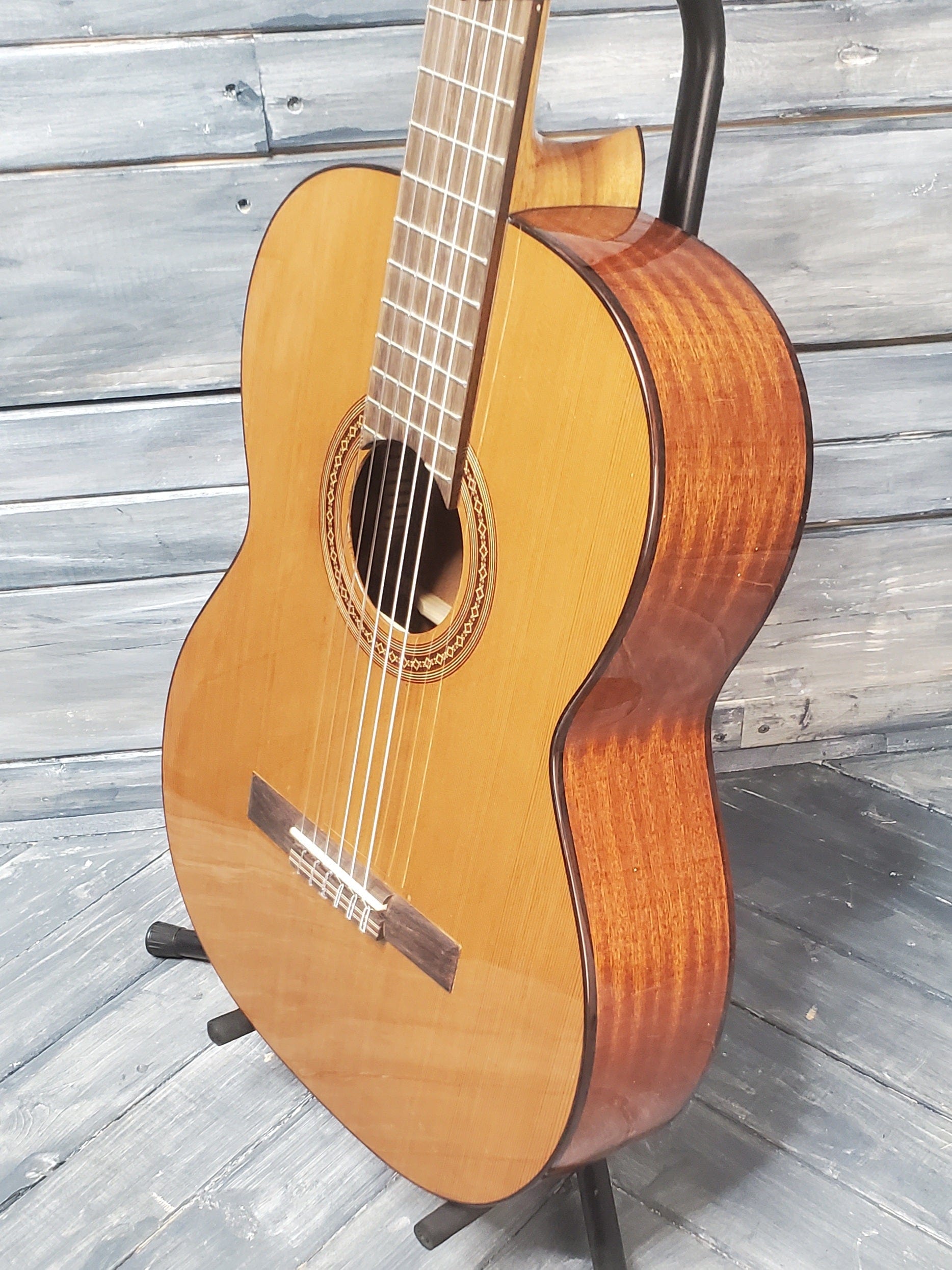 9 String Left Handed Cordoba Left Handed C5 Classical Nylon String Guitar - Adirondack Guitar