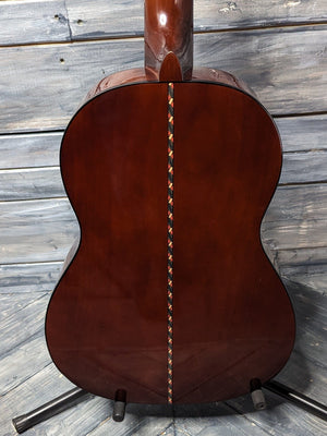 Used Ashland by Crafter Left Handed AC3T close up of the back of the guitar