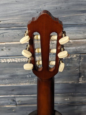 Used Ashland by Crafter Left Handed AC3T back of the headstock