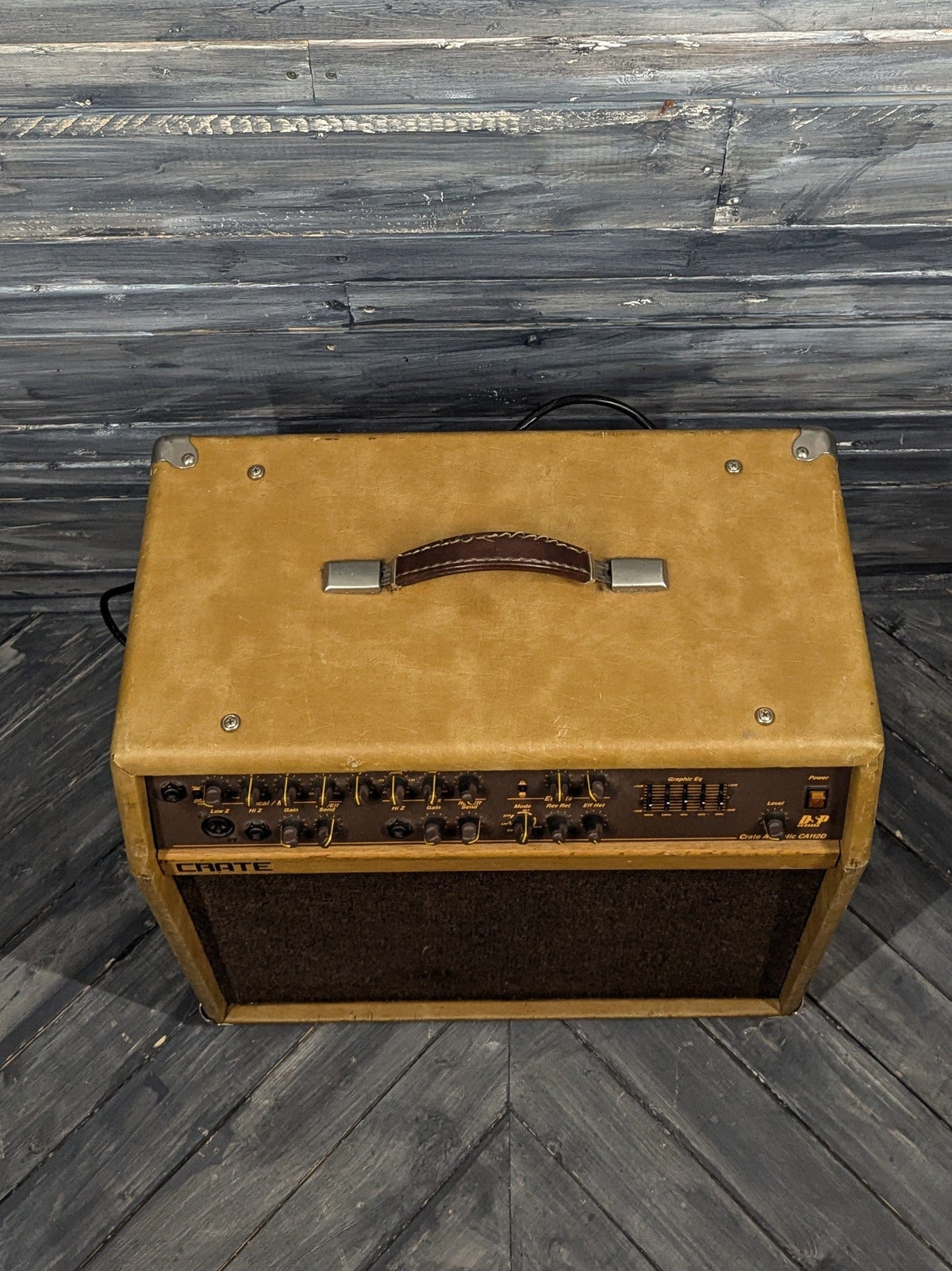 Used Crate CA112D top of the amp