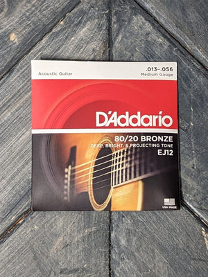 D'Addario EJ12 front of the packaging