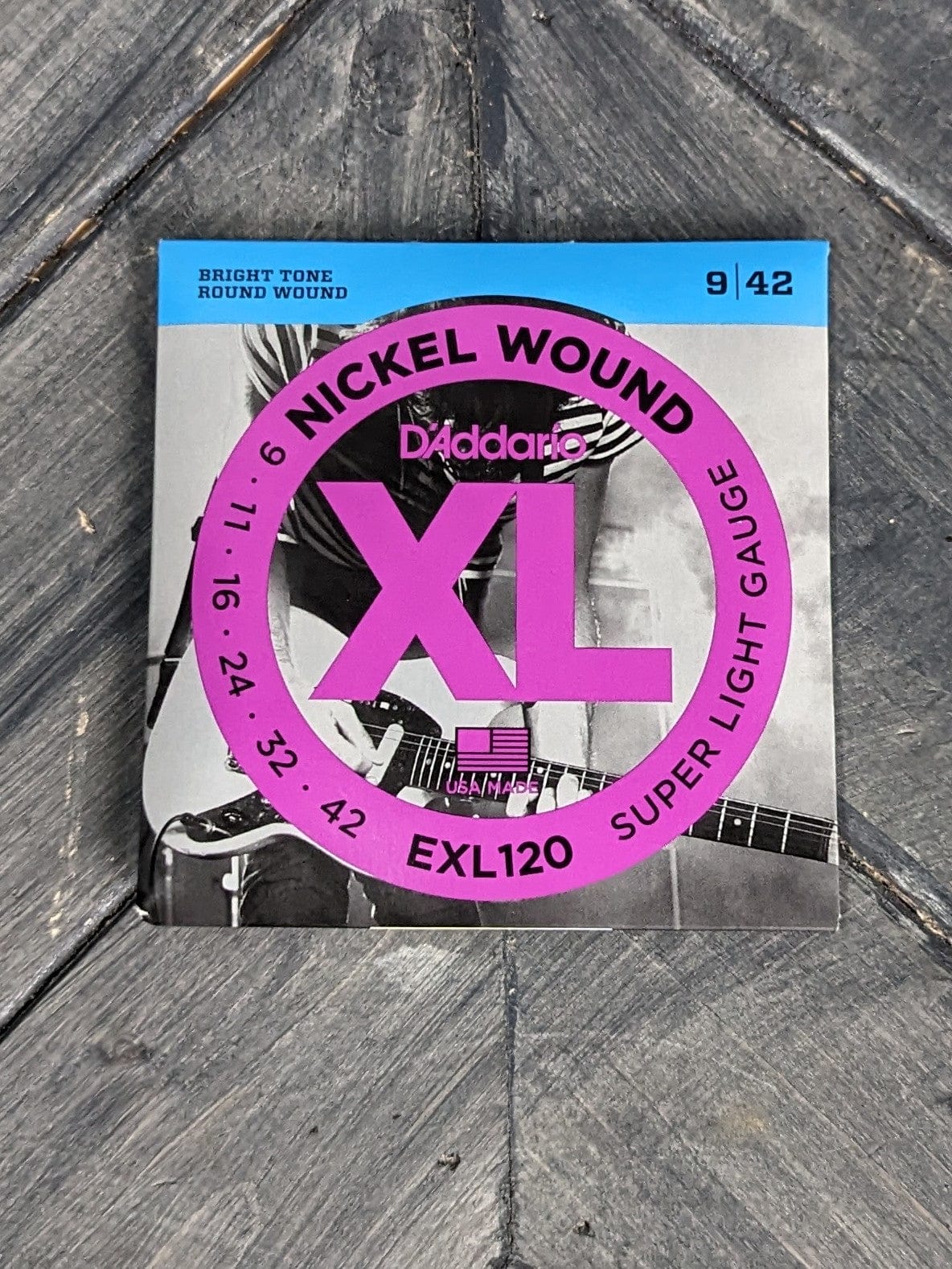 D Add Rio D'Addario EXL 120 Super Light 9-42 Electric Guitar Strings - Adirondack ...