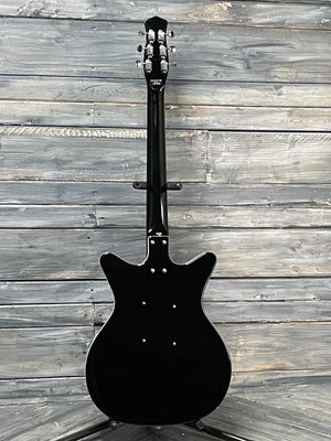 Danelectro Electric Guitar Danelectro Left Handed '59 Modified  NOS + Electric Guitar- Black