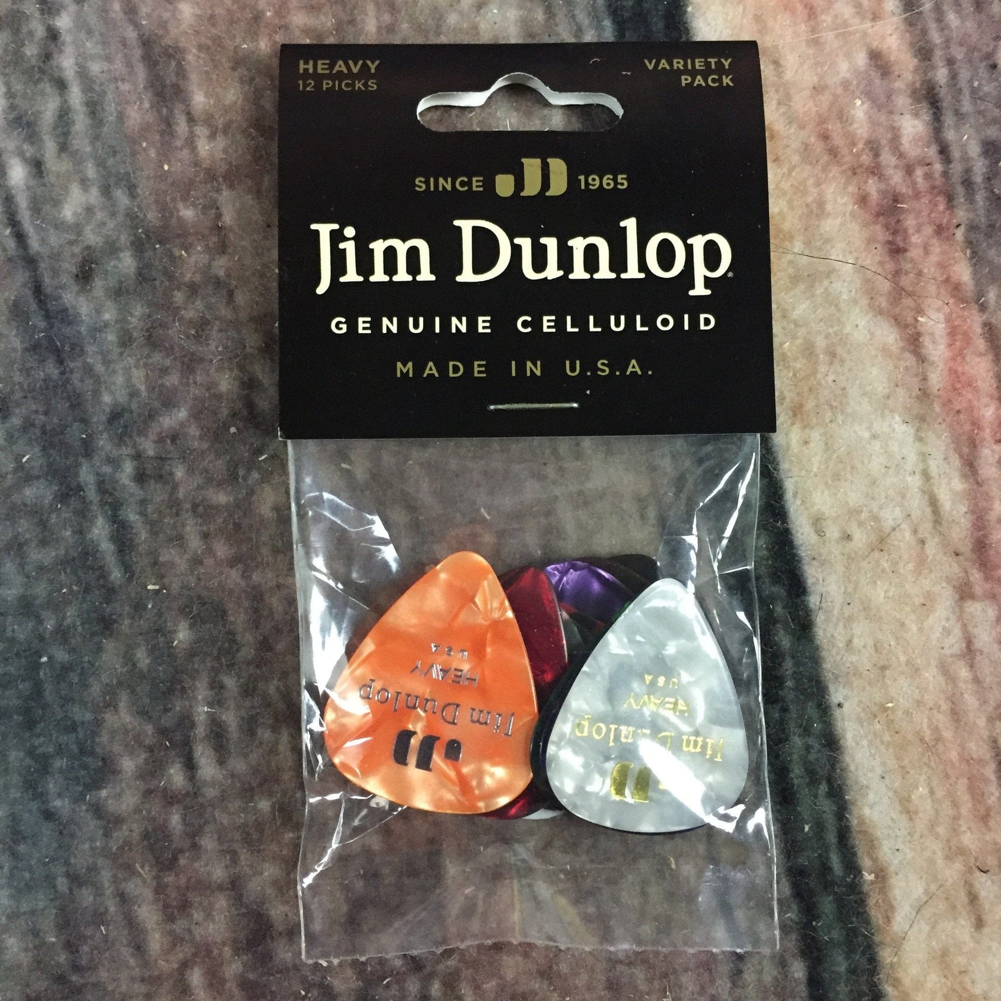Dunlop Celluloid Pick front of packaging 