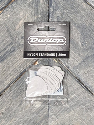 Dunlop Nylon Standard .60mm 44P.60 Pick Pack front of the packaging