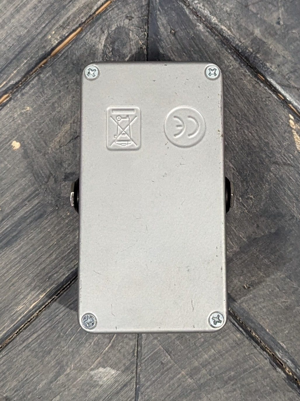 Used Electro-Harmonix Triangle Big Muff Pi bottom of the pedal