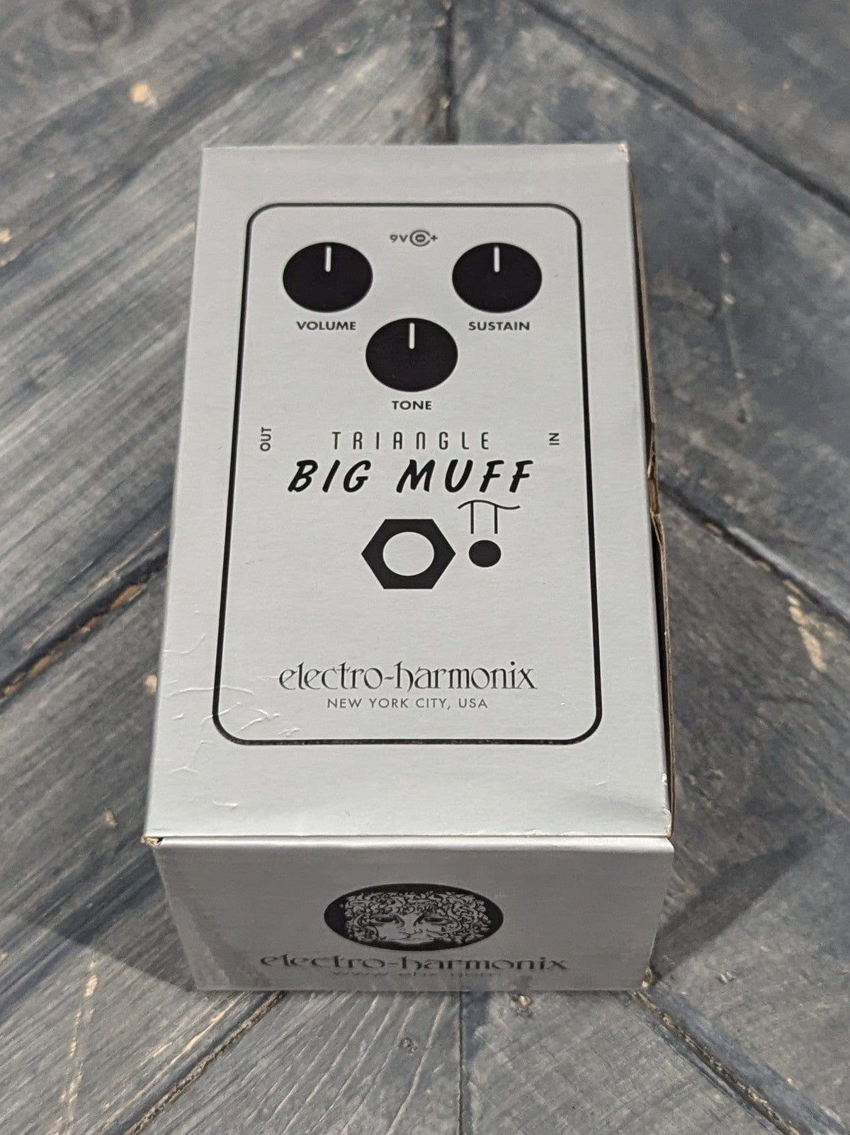 Used Electro-Harmonix Triangle Big Muff Pi original box for Used Electro-Harmonix Triangle Big Muff Pi