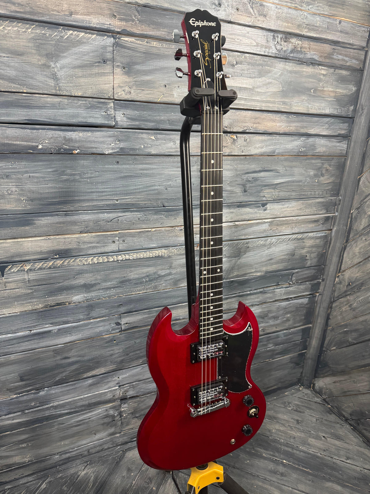 This is a photo of the front of the guitar.