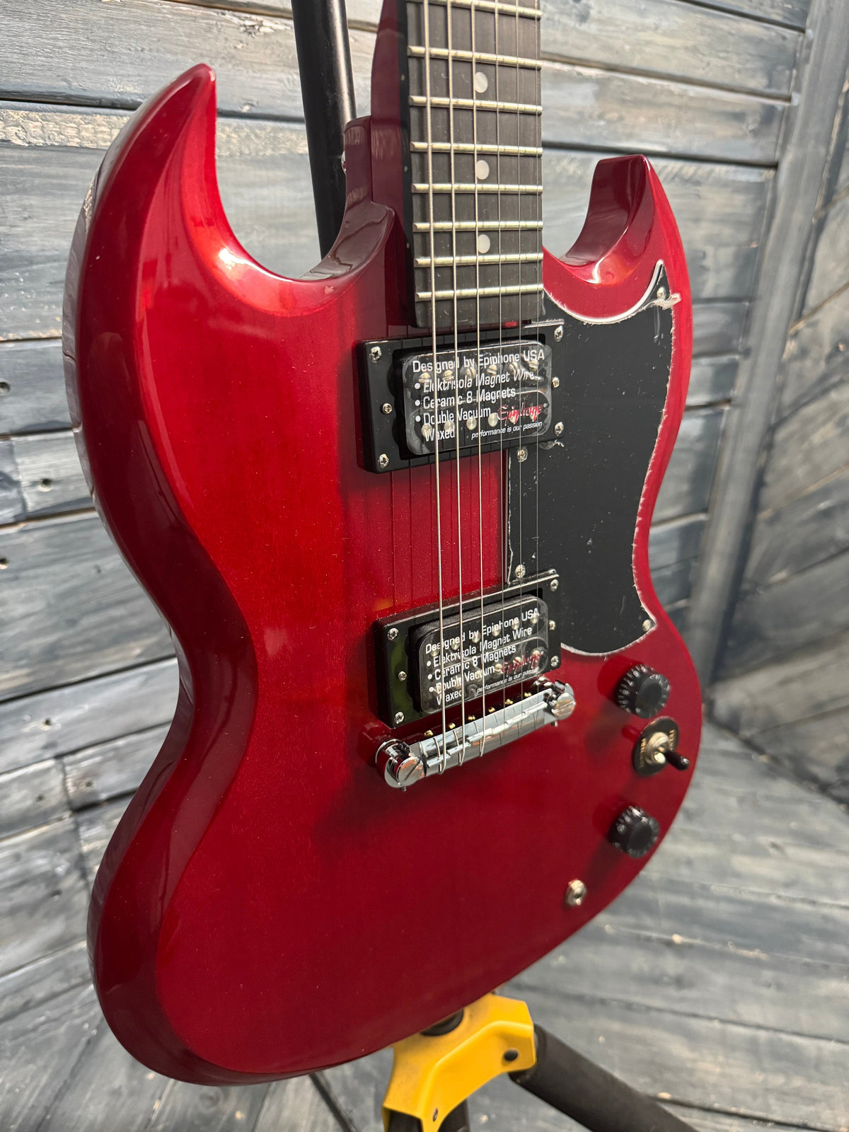 This is a photo of the front of the guitar.