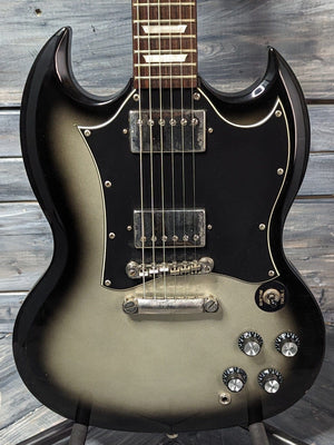 Used Epiphone SG close up of the body