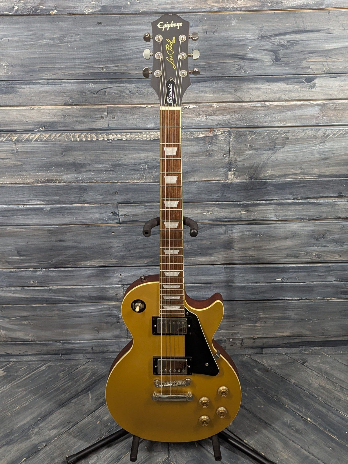 Used Epiphone Les Paul Classic full view of the guitar