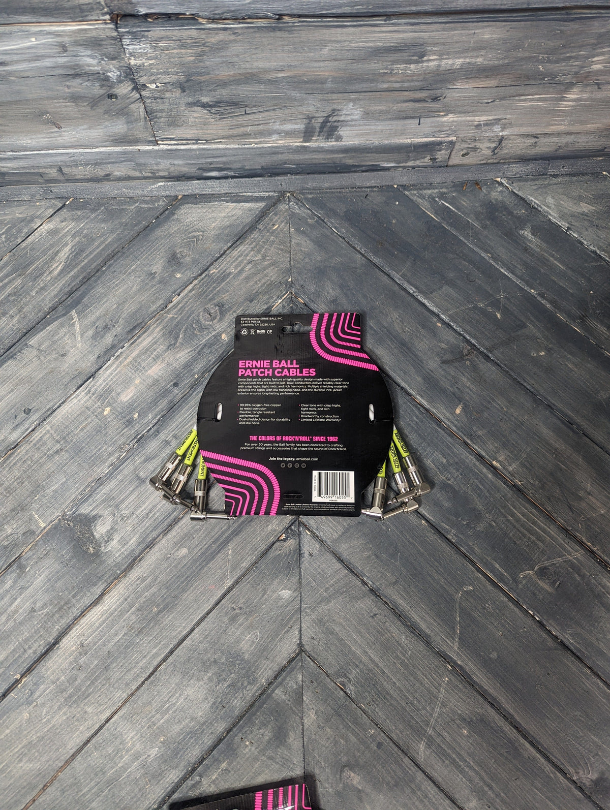 ernie ball instrument cable Ernie Ball Classic Patch Cable 1FT - White - 3 PACK