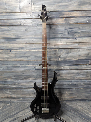 ESP/LTD Electric Bass Used Left Handed LTD F-104 Electric Bass Guitar