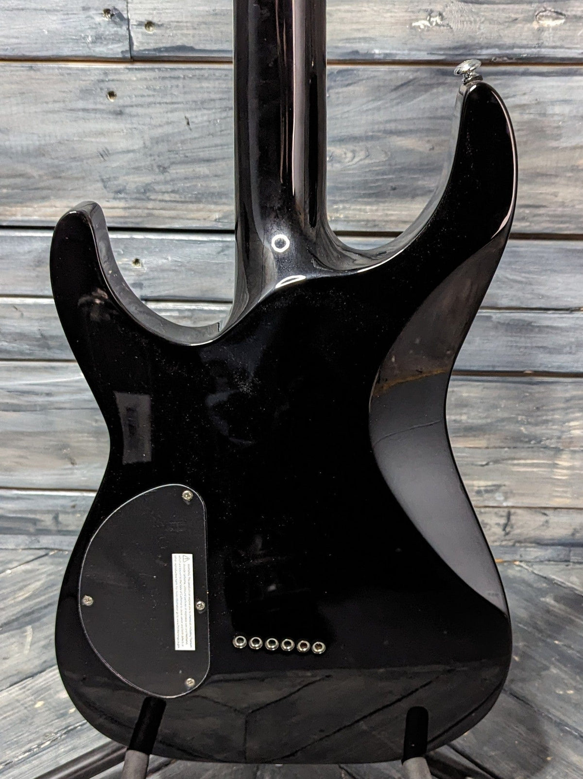 ESP/LTD SC- 20 close up of the back of the body