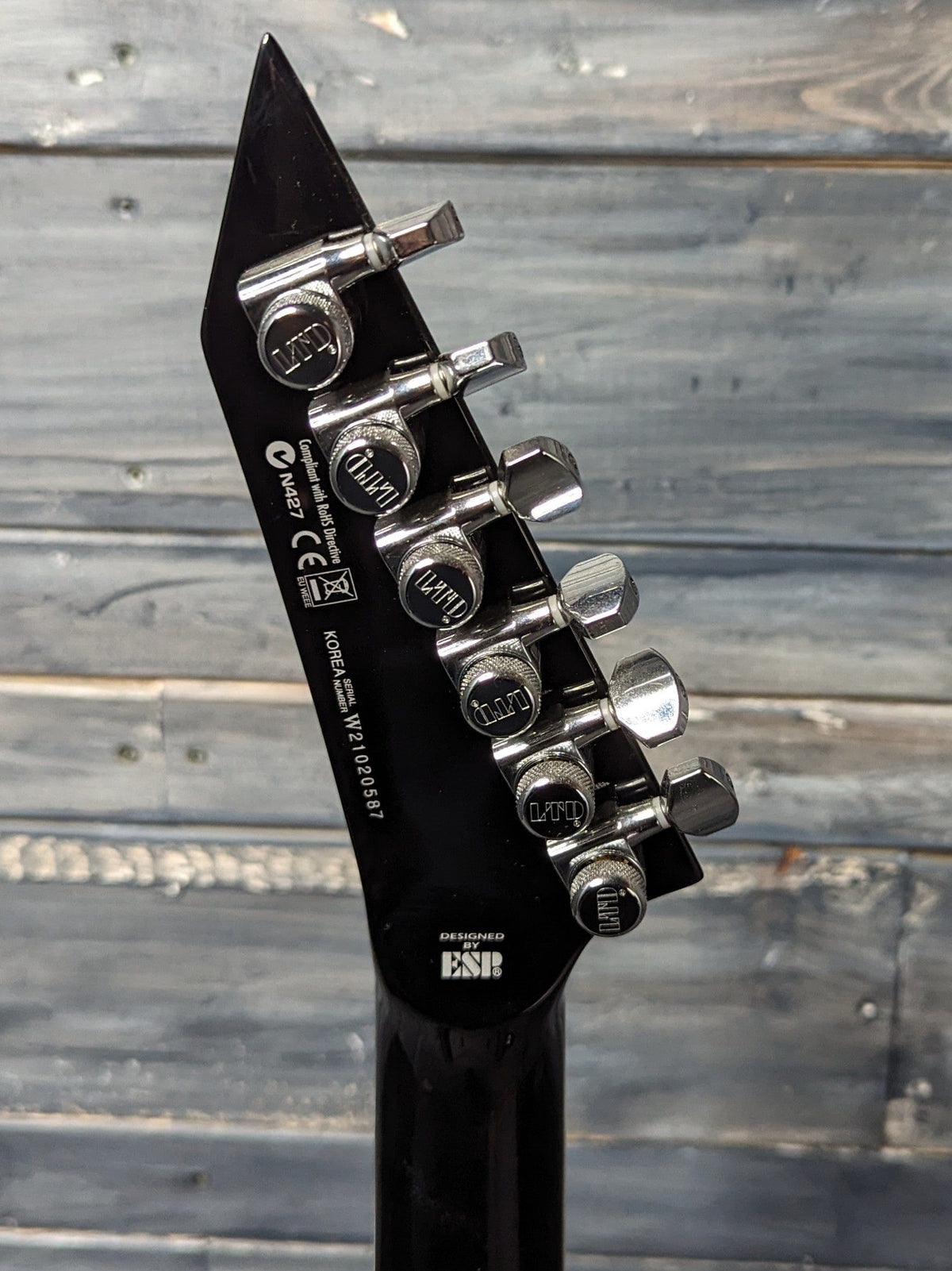 ESP/LTD SC- 20 back of the headstock