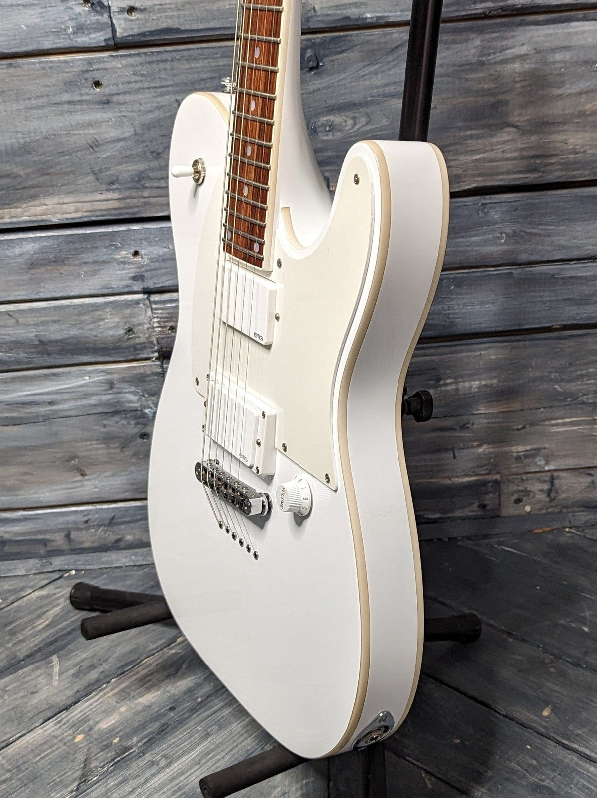 ESP/ LTD TED-600T treble side view of the body