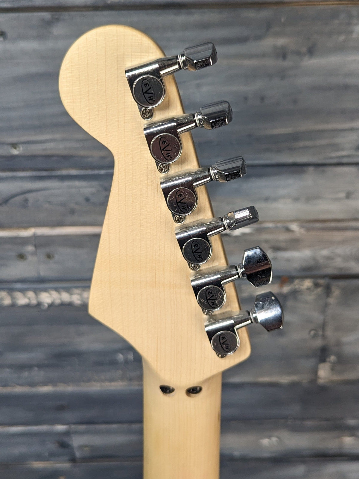 Used Fender 2021 EVH back of the headstock