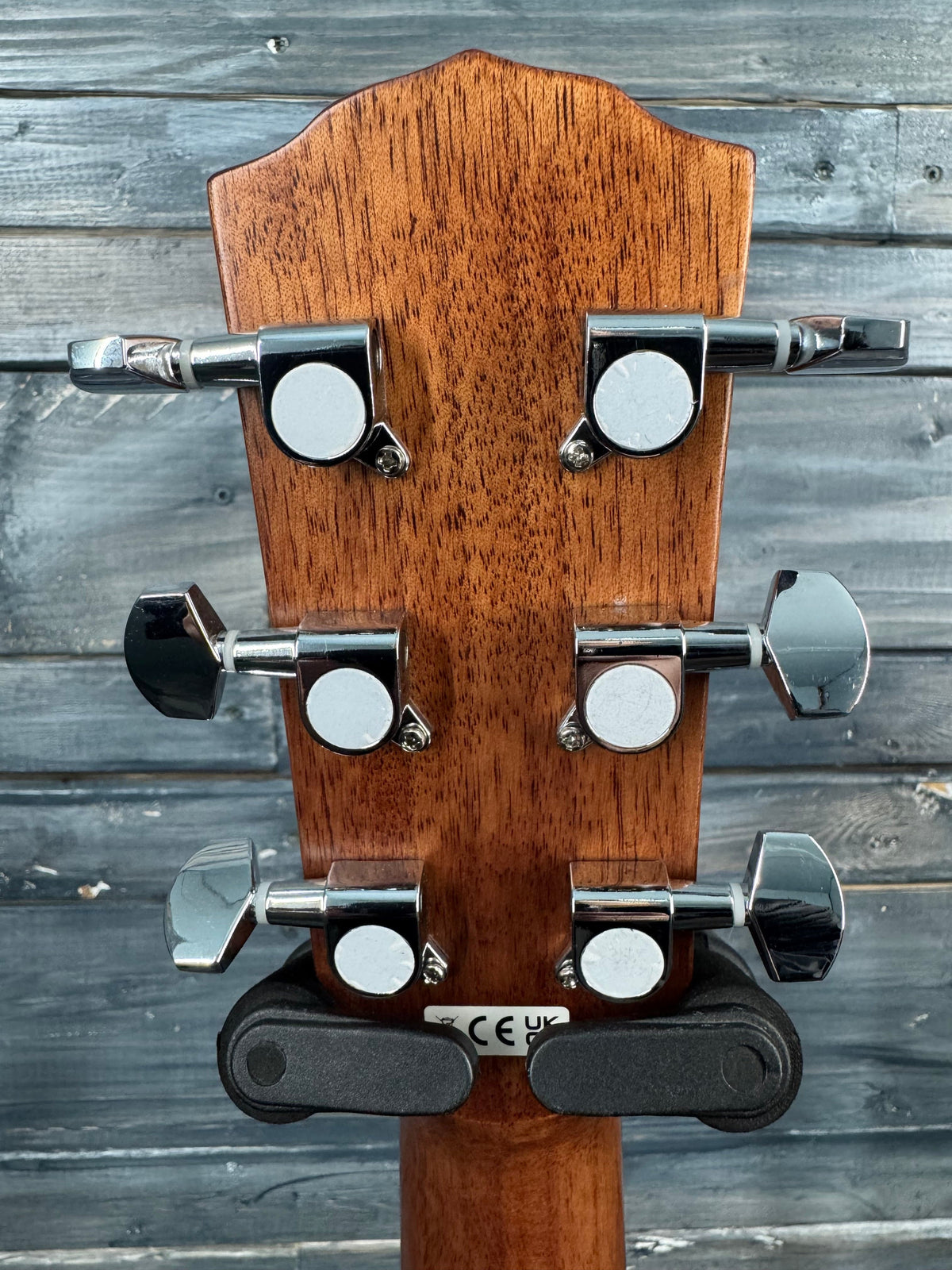 This is a photo of the back of the guitar.