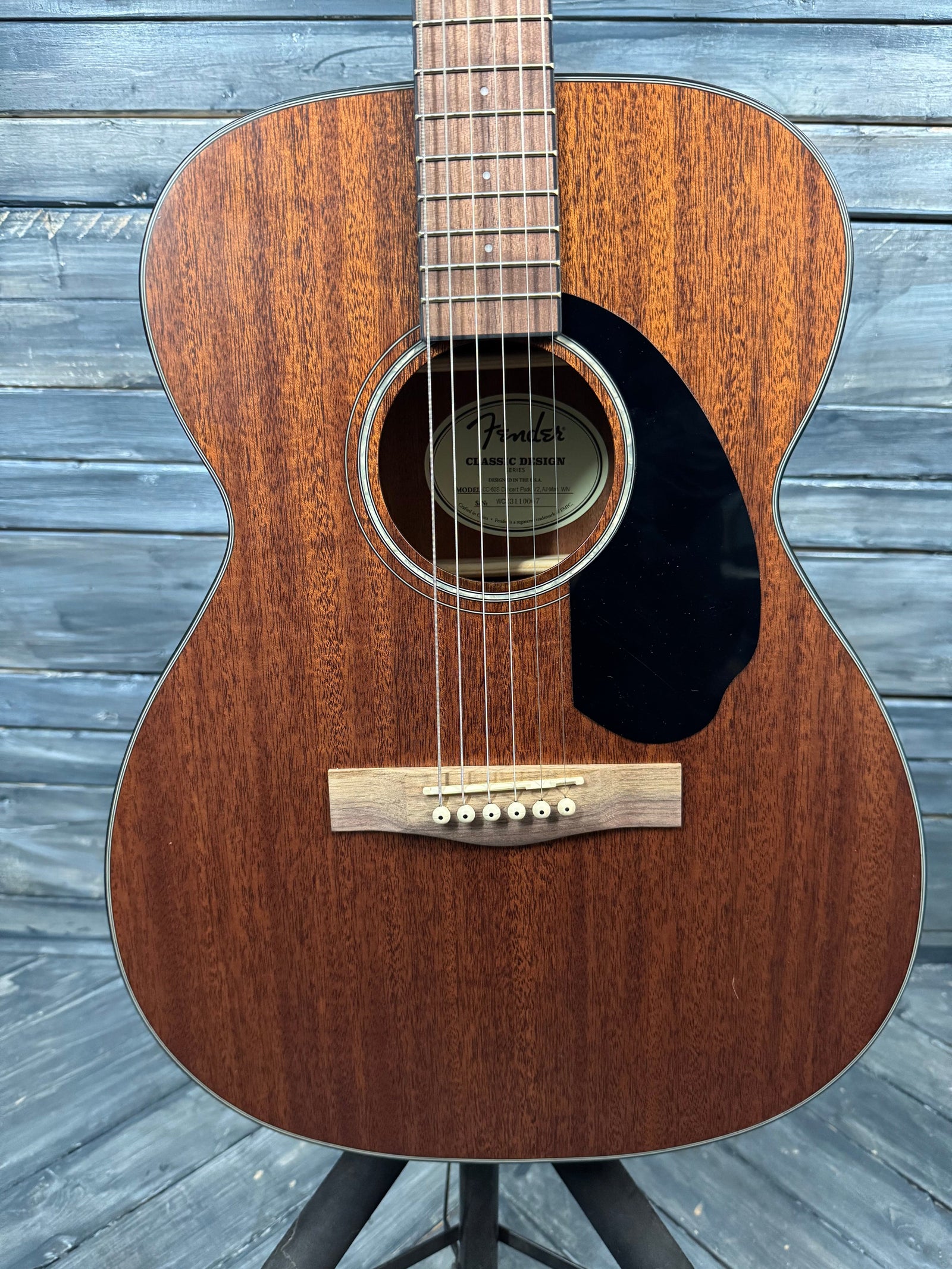 This is a photo of the front of the guitar.