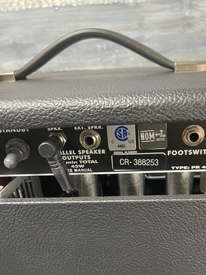 Used Fender close up of speaker jacks