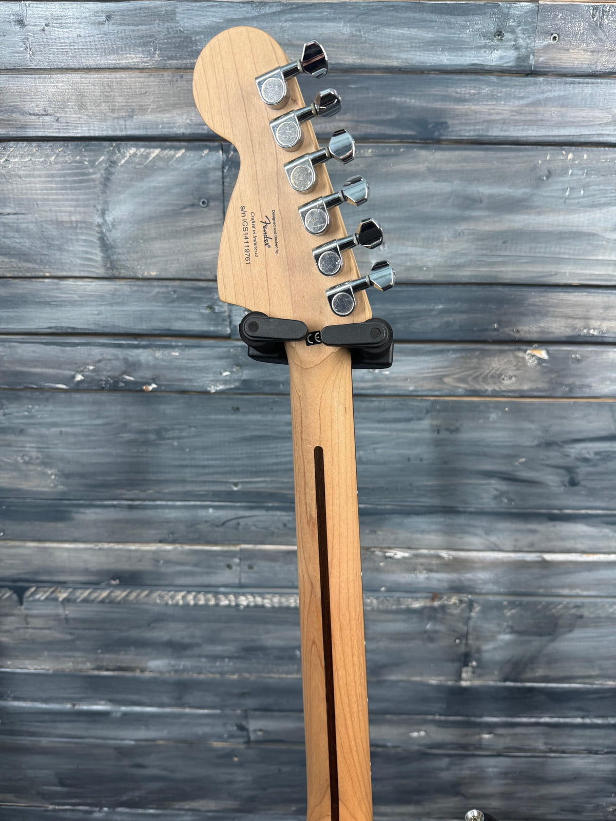 Photo of the back of the guitar.