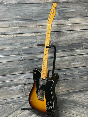 Used Fender Telecaster Custom full view of treble side