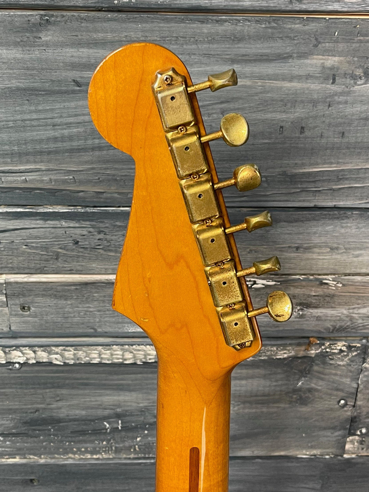 Used Fender 1993 '57 Stratocaster back of the headstock