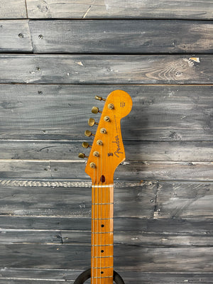 Used Fender 1993 '57 Stratocaster front of the headstock
