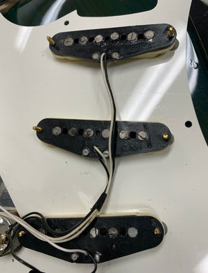 Used Fender 1993 '57 Stratocaster back of the pickguard