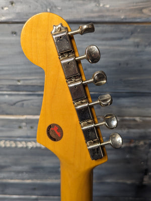 Used Fender Stratocaster back of headstock