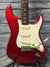 Used Fender Stratocaster closeup of body