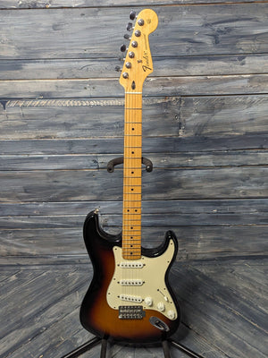 Used Fender Stratocaster full view of guitar