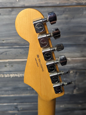 Used Fender Stratocaster back of headstock